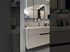 Modern Luxury Stainless Steel Vanity Space Saving Smart Design Seamless Integration