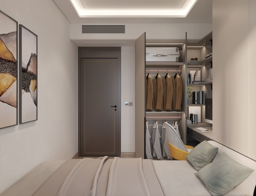 Space-Saving Durable Beige Color Stainless Steel Tatami Cabinet Solution